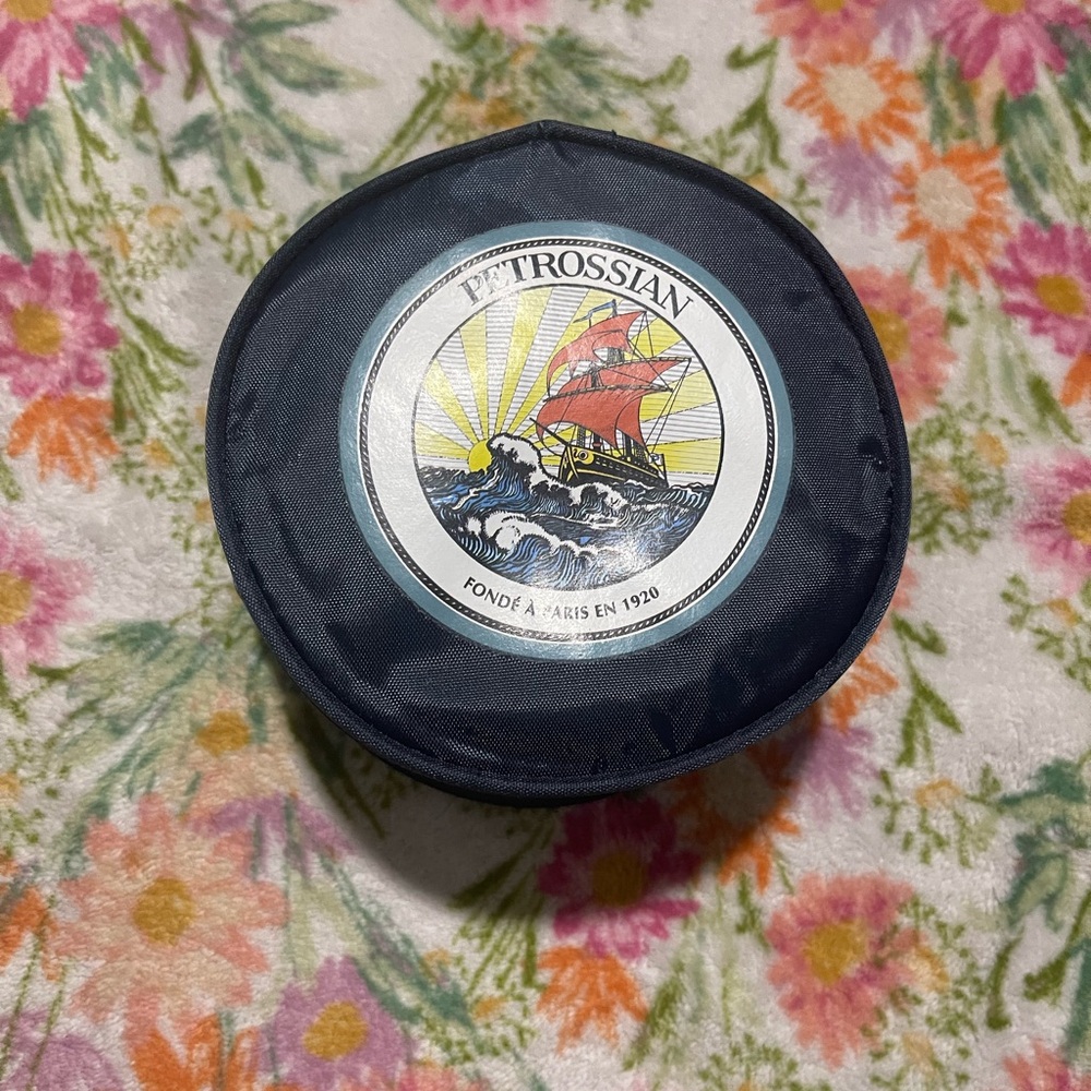 Petrossian Black Travel Cosmetic Case for Bath & Body